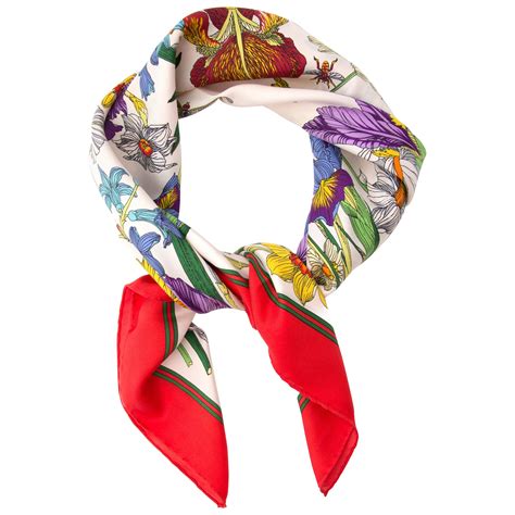 floral gucci silk scarf|Gucci silk scarf sale.